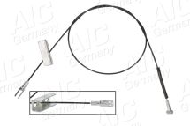 Трос ручника (передній) Renault Trafic II/Vivaro A 01- (1185mm)