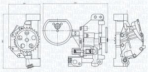 Оливний насос Berlingo, Jumper, Jumpy, Boxer, OPEL, LAND ROVER, NISSAN, SUZUKI