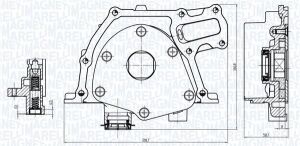 Оливний насос SX4 2.0 DDiS 09-, LANCIA, OPEL, FIAT