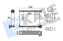 Радіатор опалення DUSTER 1.0, 1.2, 1.3, 1.5, 1.6 17- Радіатор опалення DUSTER 1.0, 1.2, 1.3, 1.5, 1.6 17-