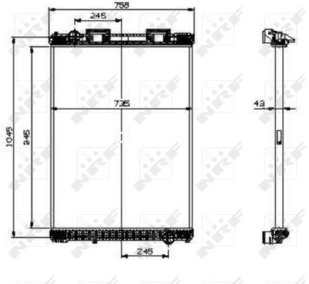 Радиатор системы охлаждения