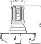 Автолампа светлодіодна Osram LED 12V PG20 PS19W (к/т 2 шт), фото 1 - интернет-магазин Auto-Mechanic