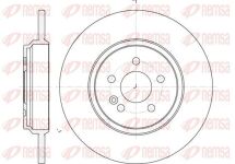 диск гальмівний задн. M-CLASS (W163)