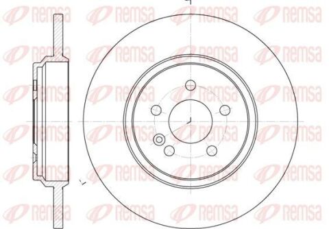 диск гальмівний задн. M-CLASS (W163)