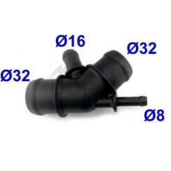 Фланец охлаждающей жидкости Bora,Golf,Shara,AUDI A3/TT,SEAT,SKODA,AUDI A3/TT,SEAT,SKODA
