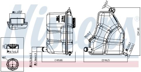 Розширювальний бачок FIESTA 1.4/1.6 01-08, FUSION 1.4/1.6 02-12 Розширювальний бачок FIESTA 1.4/1.6 01-08, FUSION 1.4/1.6 02-12