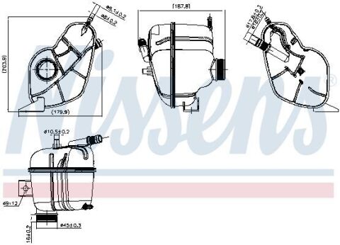 Розширювальний бачок QASHQAI II 1.2-2.0 13-, X-TRAIL III 1.6/2.0 14- Розширювальний бачок QASHQAI II 1.2-2.0 13-, X-TRAIL III 1.6/2.0 14-