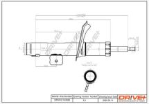 Амортизатор (передний) Citroen Berlingo/Peugeot Partner 96- (R) (Газ)