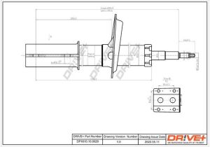 Амортизатор (передний) Fiat Ducato (14) 94- (Масло)