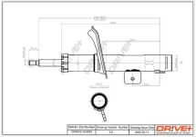 Амортизатор (передний) Citroen Berlingo/Peugeot Partner 96- (L) (Газ)