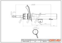 Амортизатор (передний) Citroen Berlingo/Peugeot Partner 02- (L) (Газ)