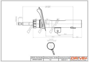Амортизатор (передній) Citroen Berlingo/Peugeot Partner 02- (L) (Газ)