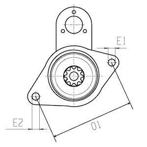 Стартер FX 35 03-, NISSAN Стартер FX 35 03-, NISSAN