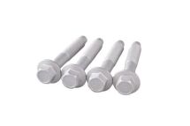 Комплект болтів з шестигранною головкою з чорного металу в наборі з гайками