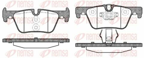 BMW Тормозные колодки задн. F30/F31/F34/F35/F80/X3(F25)