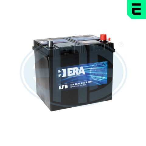 Акумулятор 65Ah, 650A, 12V, 232x173x225, ERA EFB Акумулятор 65Ah, 650A, 12V, 232x173x225, ERA EFB