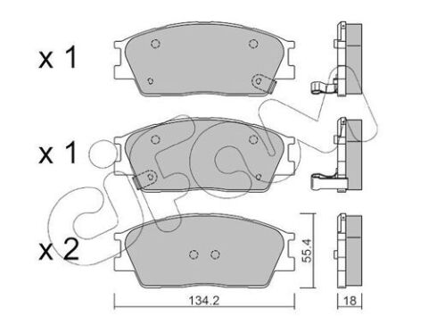 Тормозные колодки передние SOUL III (SK3) 1.6 MPi 19-