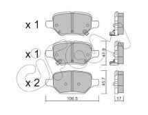 Комплект гальмівних колодок TRAX 1.8 AWD 13-, OPEL MOKKA X 1.6 CDTI 15-