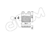 Комплект тормозных колодок задние GIULIA (952_) 2.9 (952AAM24) 19-, MASERATI GHIBLI III (M157) 3.0 13- Комплект тормозных колодок задние GIULIA (952_) 2.9 (952AAM24) 19-, MASERATI GHIBLI III (M157) 3.0 13-