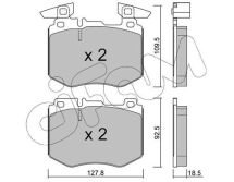 Комплект тормозных колодок передние GLC (X253) 200 (253.942) 16-19