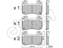 Комплект тормозных колодок передние STINGER (CK) 3.3 T-GDI 17-