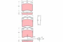 Гальмiвнi колодки дисковi