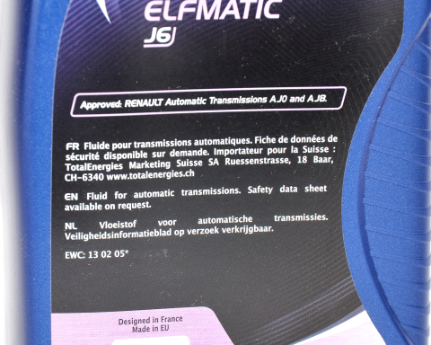 Трансмиссионное масло ELF Elfmatic J6, 1 литр