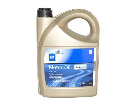 Моторное масло General Motors Dexos2 5W-30, 5 литров