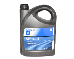 Моторное масло GENERAL MOTORS Semi Synthetic 10W-40 ACEA A3/B4, 5 литров