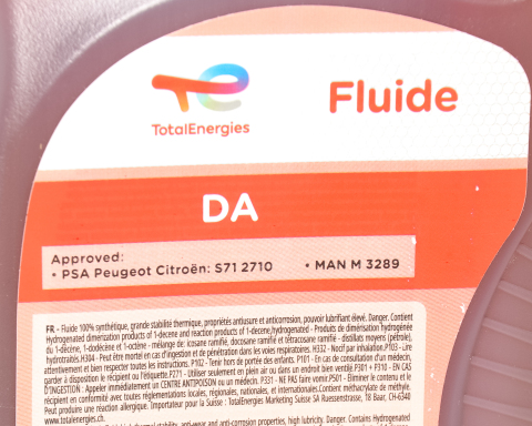 Рідина гідравлічна TOTAL Fluide DA, 1 літр