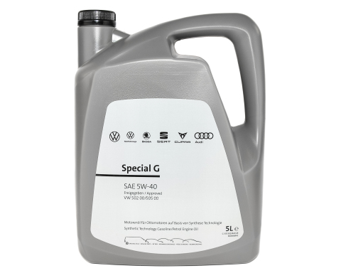 Моторное масло VAG Special G 5W-40, 5 литров Моторное масло VAG Special G 5W-40, 5 литров