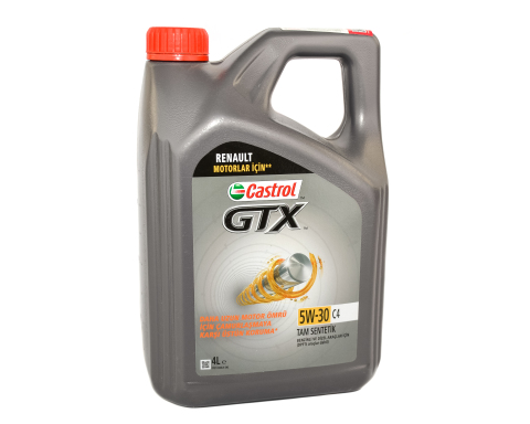 Моторное масло CASTROL GTX 5W-30 C4, 4 литра Моторное масло CASTROL GTX 5W-30 C4, 4 литра