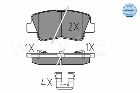 Колодки тормозные (задние) Kia Sportage/Ceed/Rio/Optima/Hyundai Accent/i10/i20/i30/i40/Elantra 10-