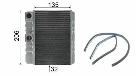 Радиатор печки E46 1.6-3.2 98-11