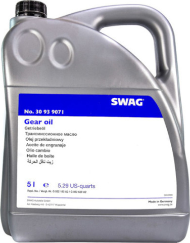 Трансмісійна олива SWAG Gear Oil, 5 літрів