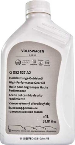 Трансмісійна олива VAG High Performance Gear Oil G 052 527, 1 літр Трансмісійна олива VAG High Performance Gear Oil G 052 527, 1 літр