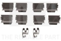 Комплект приладдя накладка дискового гальма