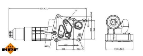 Корпус фільтра масляного (з радіатором) MB E-class (W212)/C-class (W204) 07-15 (M271) Корпус фільтра масляного (з радіатором) MB E-class (W212)/C-class (W204) 07-15 (M271)