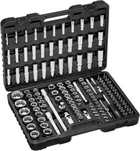 Набір головок 1/4", 3/8", 1/2" зі вставками комбінований 133 од.