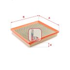 Повітряний фільтр Opel Insignia 1.6/1.8 08-17/Chevrolet Malibu 2.0D/2.4 12-