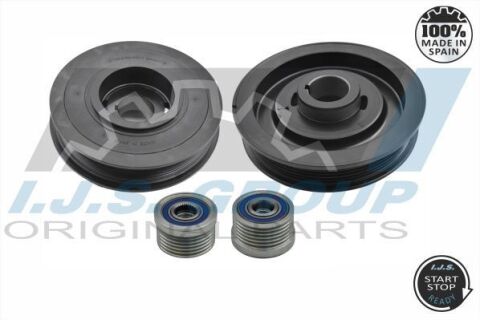 Шків колінвалу + шків генератора Opel Astra G/Vectra B 2.0/2.2 CDTI (6PK) Шків колінвалу + шків генератора Opel Astra G/Vectra B 2.0/2.2 CDTI (6PK)