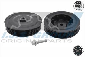 Шків колінвалу + шків генератора Renault Kangoo 1.9 dTi/dCi 01- (6PK) (з болтами)