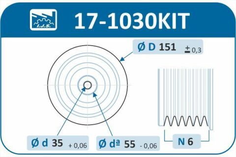 Шків колінвалу + шків генератора Opel Astra G/Vectra B 2.0/2.2 CDTI (6PK) Шків колінвалу + шків генератора Opel Astra G/Vectra B 2.0/2.2 CDTI (6PK)