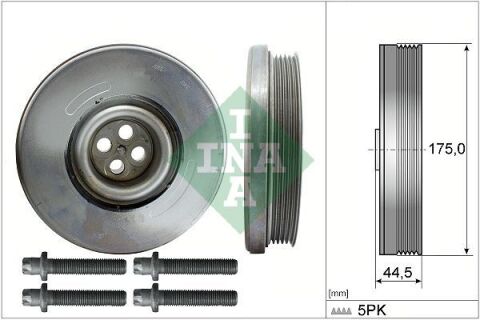 Шків колінвалу MB Sprinter (W907/W910) 2.2 CDI (OM 651.958), 18- Шків колінвалу MB Sprinter (W907/W910) 2.2 CDI (OM 651.958), 18-