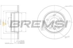 Тормозной диск зад. BMW 1 (E81/E87) 1.6-2.0 04-11 (280x10mm) Тормозной диск зад. BMW 1 (E81/E87) 1.6-2.0 04-11 (280x10mm)