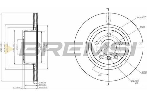 Гальмівний диск зад. F25/F26 10- Гальмівний диск зад. F25/F26 10-