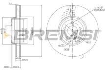 Гальмівний диск зад. MB C-class (W205)/E-class (W213) 3.0-3.5 15-21 (360x36mm)