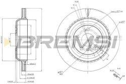 Тормозной диск зад. MB M-CLASS W164 05-12 Тормозной диск зад. MB M-CLASS W164 05-12
