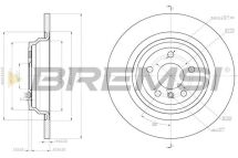 Гальмівний диск зад. MB W166 11-