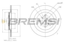 Гальмівний диск задн. Yaris/Charade 11-